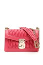 MIU MIU/ミュウ ミュウ ショルダーバッグ MAGENTA Miu miu medium miu confidential shoulder bag レディース 春夏2020 5BD083 V OOO N88 ik