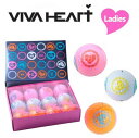 新品 2017年モデル VIVA HEART ビバハート レディース マルチカラー ゴルフボール VHL0021ダース(12個入り) 非公認球 あす楽対応