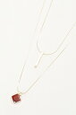 【お買い物マラソン!ポイントアップ10倍!2018/09/21 20:00~2018/09/26 01:59】キューブネックレス【ikka レディース】レディース グッズ アクセサリー ネックレス 2連 華やか トレンド