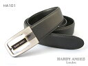 HARDY AMIES ハーディエイミス　ベルト ビジネス M　ビジネスベルト　（トップ式／ブラック） あす楽対応：東北、関東、甲信越、北陸、東海、近畿、中国、四国、九州／15時まで当日発送／土日祝発送不可