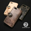 iPhone7 ケース サドルレザー 本革 手帳型ケース ア...