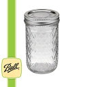 ボールメイソンジャー 正規品 メイソンクリスタルジャー ゼリー レギュラーマウス 355ml / Ball Mason Jar Quilted Jelly 12oz