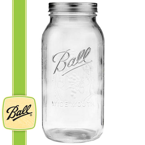 {[C\W[Ki Ch}EX 2000ml / Ball Mason Jar Wide Mouth Half Gallon