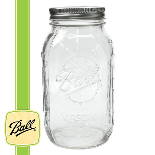 ボールメイソンジャー レギュラーマウス 940ml / Ball Mason Jar Regular Mouth 32oz