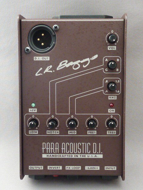 L.R.Baggs PARA ACOUSTIC D.I. アコースティック用プリアンプの定番　送料込