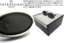TATEOSSIAN タテオシアン ENAMEL OVAL ICE MATTE/BLACK CUFFLINKS エナメル オーバルアイスカフス(ブラック)【タテオシアン正規取扱】