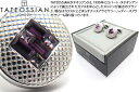 TATEOSSIAN タテオシアン CRYSTAL SW INTERLOCK PURPLE CUFFLINKS クリスタル インターロックスワロフスキーカフス(パープル)【タテオシアン正規取扱】