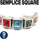  Iׂ9F SWAROVSKI SEMPLICE SQUARE CUFFLINKS@XtXL[ Zv`F XNEFA JtX JtX{^@JtNX  bsO 