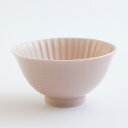 【波佐見焼】【食器】【ピンク】【茶碗】『しのぎ茶碗 大』ボール 北欧 ギフト 陶器 通販 デザイン おしゃれ かわいい テーブル 有田焼 一龍陶苑 10P03Dec16