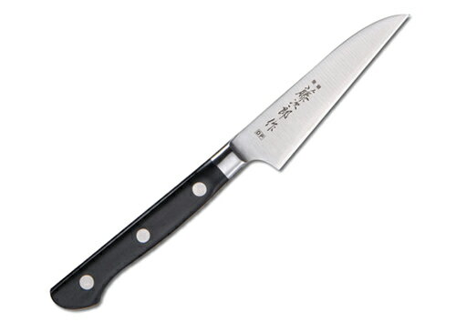 TOJIRO 藤次郎◎F-800　DPコバルト合金鋼割込（口金付）パーリングナイフ 90mm (包丁・ナイフ)