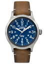 【あす楽】【ポイント2倍】TIMEX タイメックス 腕時計TW4B018EXPEDITION SCOUT METALミリタリー 本革 メンズ ウオッチ【ラッピング/送料無料】