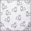 Dick Bruna マイクロファイバーふきん(同柄3枚組) 30×30cm うさぎがいっぱい【ふきん ミッフィー かわいい モノトーン 吸水 抗菌・防臭】