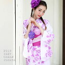 浴衣 セット レトロ レディース モダン 浴衣セット ゆかた 激安 2017 浴衣+帯 作り帯+下駄 3点セット 白地 古典柄 ユカタ 大人 女性 浴衣帯 白 紫 薄紫 藍色 黄 ピンク 赤 オレンジ 朝顔 あさがお 桜 梅 女 レディースファッション 女性和服 女性浴衣セット yukata Ladies