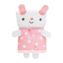 【ラッピング無料】ハンカチタオル タオルハンカチ ミニタオル ループ付タオルハンカチ・シュシュフル(Pink)幼稚園 ハンカチ 子供 女の子 誕生日 お祝い 記念日 ぬいぐるみ キャラクター ラッピング無料