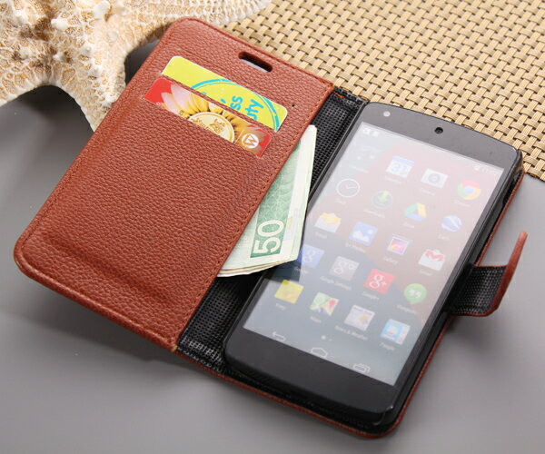 【送料無料 メール便発送】 Google Nexus 5 専用レザーケース 手帳型 【Google Nexus 5 ケース| Google Nexus5 カバー... ランキングお取り寄せ