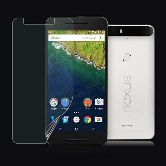 【送料無料 メール便発送】 Google Nexus 6P用液晶保護フィルム （スクリーンプロテクター） 光沢仕様 【Google Nexus6P ケース Screen protector Google Nexus 6p用 アクセサリー】