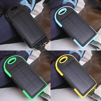 ソーラーモバイルバッテリー充電器大容量5