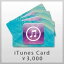 iTunes Card　3000円分×10枚お買い得セット！！大量注文可！！PC、iPad、iPhone、iPod touch上でご自由にご使用！