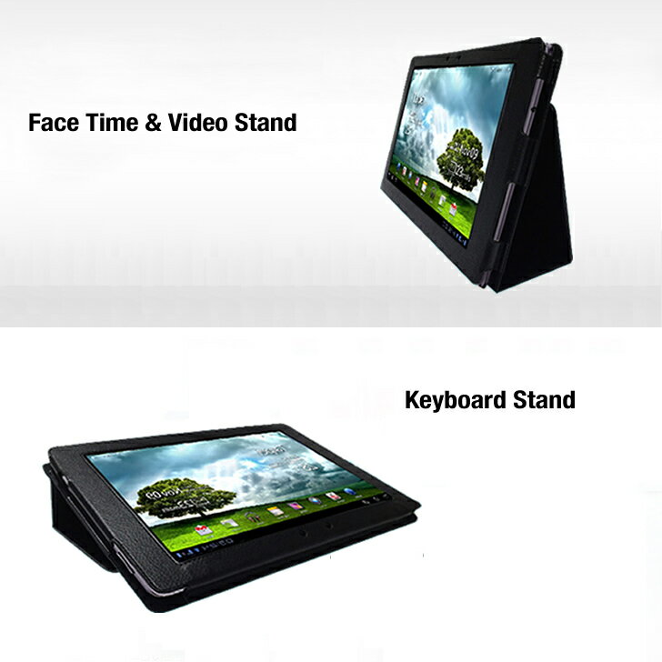 ASUS Eee Pad Transformer Prime TF201 レザーケース 黒い 【Eee pad ケース｜Transformer Prime カバー】【Transformer Prime ケース アクセサリー】【円高還元】◎高級感あふれるレザー調のEee Pad Transformer Primeケース。◎Eee Padを擦り傷や汚れなどから守るPUレーザーケース。