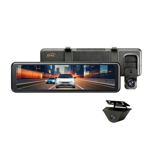 BAL(大橋産業)前後2カメラミラー型ドライブレコーダーバルーチェIIINo.5710