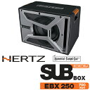 ハーツ★HERTZ EBX250.4 最大入力700W 25cmバスレフ型サブウーファーBOX