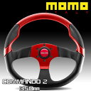 MOMO モモ ステアリング C-64 COMMANDO 2 35φRED (コマンド2 350mmレッド)