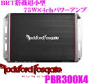 【本商品エントリーでポイント7倍!】RockfordFosgate ロックフォード PUNCH PBR300X4 定格出力75W×4ch超小型パワーアンプ