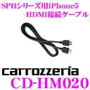 カロッツェリア CD-HM020 アプリユニット用iPhone5 HDMI接続ケーブル