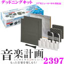 【本商品エントリーでポイント6倍!】エーモン工業 音楽計画 2397 デッドニングキット 【ドアモジュールパネル対応モデル!】
