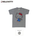 ハローキティ 前後抱きつき柄半T レディース Tシャツ 半袖 カジュアル カットソー レディース トップス【HelloKitty キティ 半袖 レディース ルナソルティ 豊天商店】