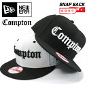 【送料無料】【別注モデル】ニューエラ スナップバック キャップ 【コンプトン】 ランキング上位 COMPTON NEW ERA NEWERA 帽子 フリーサイズ LA N.W.AのEAZY-Eも愛用 WESTCOAST オールドスクール ストレートキャップ