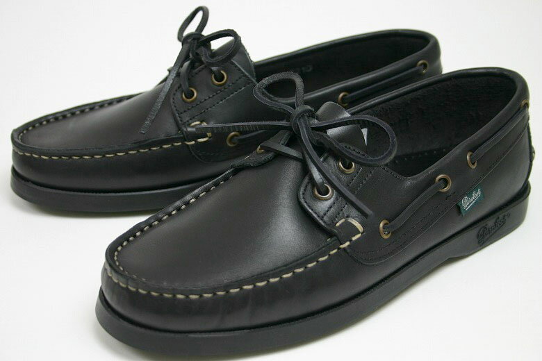 【楽天市場】【ポイント10倍！】パラブーツ デッキシューズ バース ブラック （Paraboot BARTH NOIRE-LIS NOIR