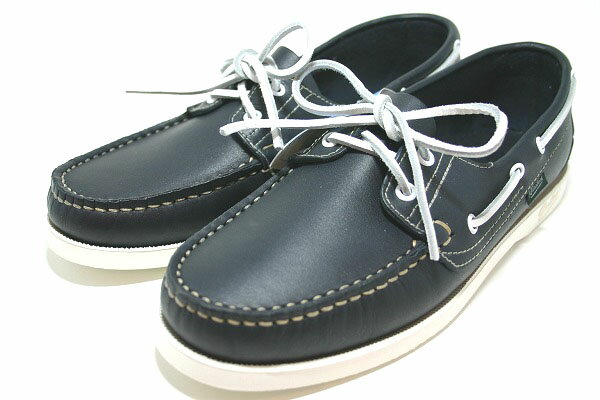 パラブーツ　デッキシューズ　バース　ネイビー　（Paraboot　BARTH　BLANCHE-NAVY）