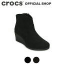【クロックス公式】クロックス(crocs)レイ シンセティック スエード ウェッジ ブーティ ウィメン / レディース ブーツ【P5】