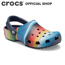【クロックス公式】クラシック ストライプ クロッグ Classic Striped Clog / crocs サンダル メンズ 定番【OL】