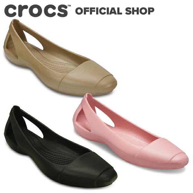 【クロックス公式】シエンナ フラット / crocs パンプス フラットシューズ レディース アウトレット outlet 【PR1】