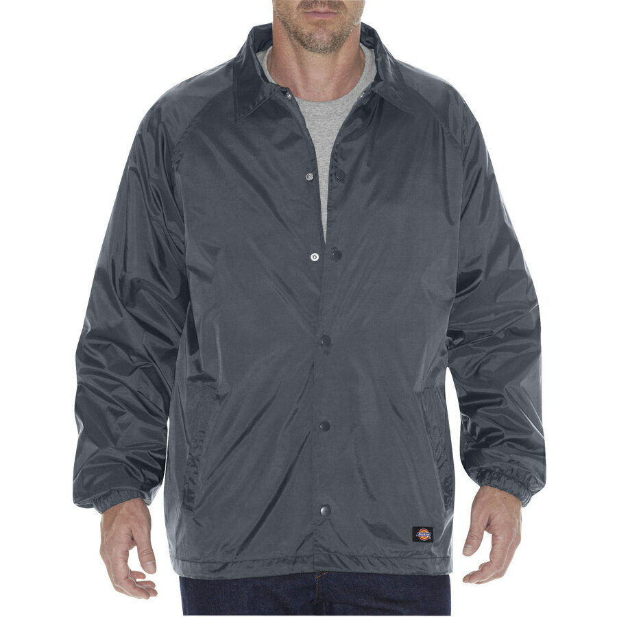  Dickies 76242 EBhu[J[iCR[`WPbg fBbL[YNYLON JACKETSNAP FRONT WINDBREAKER