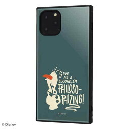 iPhone 11Pro <strong>耐衝撃ケース</strong> <strong>ディズニー</strong> アナと雪の女王 ハイブリッドカバー KAKU スクエア 四角 キャラ おしゃれ かわいい 可愛い IQ-DP23K3TB-FR016