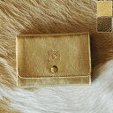 il bisonte イルビゾンテ メタリックレザー スナップボタンウォレット(マチポケット付き)・5482305840(全2色)【10p12may11】