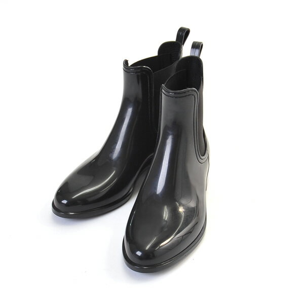 J&M DAVIDSON ジェイアンドエムデヴィッドソン サイドゴア　ショートレインブーツ・rainboots-shinyJ&M DAVIDSON(ジェイアンドエムデヴィッドソン):雨の日もお洒落に！サイドゴアショートレインブーツ