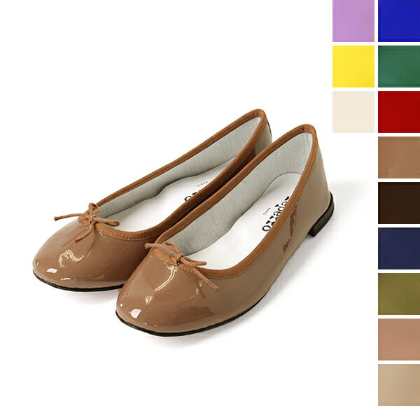 repetto レペット CENDRILLON/サンドリオン　エナメルレザー　バレエシューズ・v086v・vx086v(全12色)Clearance Salerepetto(レペット):艶のある上品なパテントレザーの定番フラットシューズ