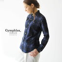 2017秋冬新作 / Women's Gymphlex ジムフレックス ビエラ起毛チェック 長袖 ボタンダウンシャツ フランネルシャツ チェック 無地・j-0872BSD ・j-0872VHC #0720【クーポン対象外】