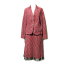 LAURA ASHLEY ローラアシュレイ 「13」 カントリーフラワーセットアップスーツ (花柄 ジャケット スカート) 101862 【中古】