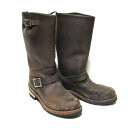 Getta Grip Dr.Martens ゲッタグリップ ドクターマーチン 「UK6」 オイルドレザーエンジニアブーツ (茶色 ロング 靴 シューズ) 103477 【中古】