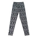 H&M エイチアンドエム エスニックスキニーパンツ (スパッツ ストレッチ) 104549 【中古】
