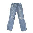 EMODA エモダ クラッシュデニムパンツ (インディゴ ヴィンテージ 加工) 111923 【中古】