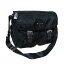 PRADA プラダ 2ポケットナイロンショルダーバッグ (黒 鞄 ユニセックス) 117551 【中古】