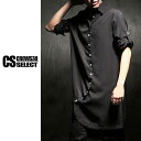 シャツ メンズ ロング丈 シャツ インポート ロー
