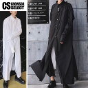ロングシャツ メンズ シャツコート 送料無料 イン