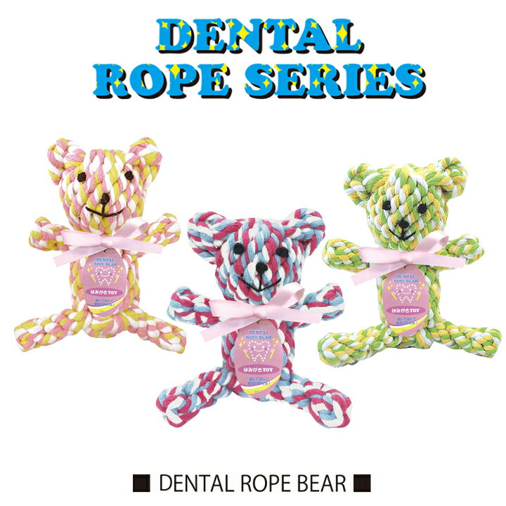 ペットトイ おもちゃ 犬用 歯みがきTOY　DENTAL ROPE BEAR まとめ買い 大量買い ノルコーポレーション [倉庫A] (メール便不可) 4000円以上 送料無料